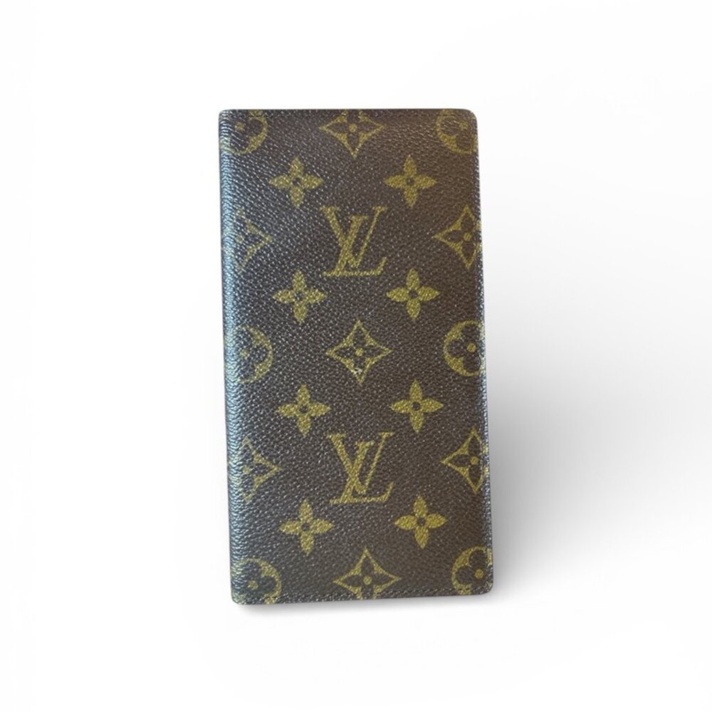 Louis Vuitton Monogram Checkbook Cover / Long Wallet Exceptional Condition - Picture 2 of 6